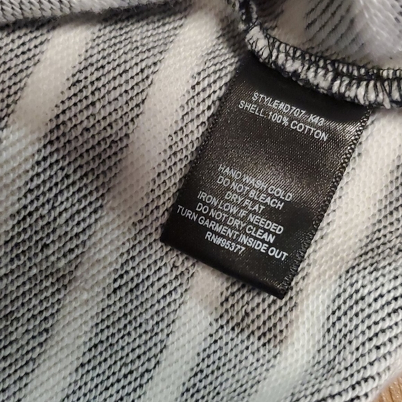 SANCTUARY BLACK AND WHITE COTTON DRESS - Picture 7 of 8